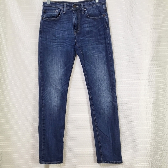Levi’s Premium 502 Regular Taper Jean 31x32 (actual 31x29.5) Medium Wash/Whisker - Picture 3 of 14